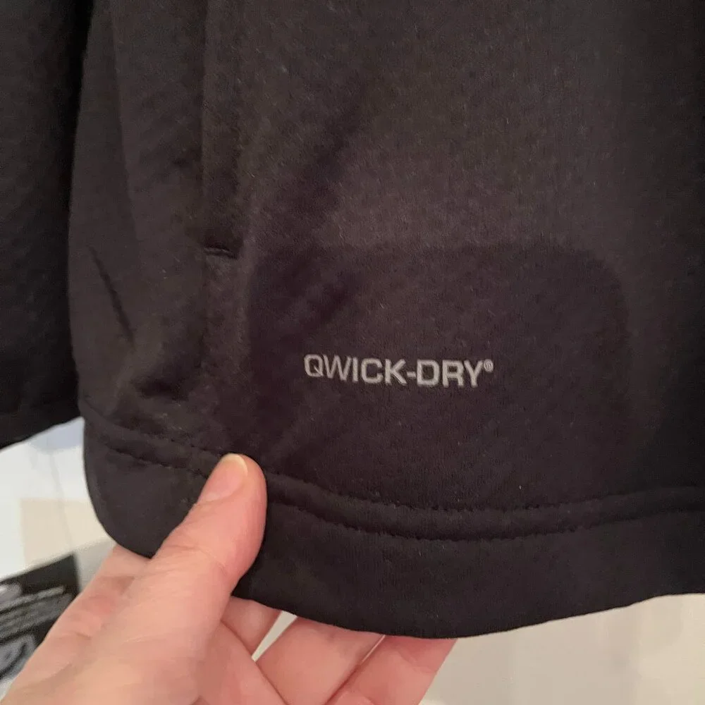 Zipper Front NWT Black Athletic Jacket by‎ Layer 8 Qwick Dry - NWT Size Medium
